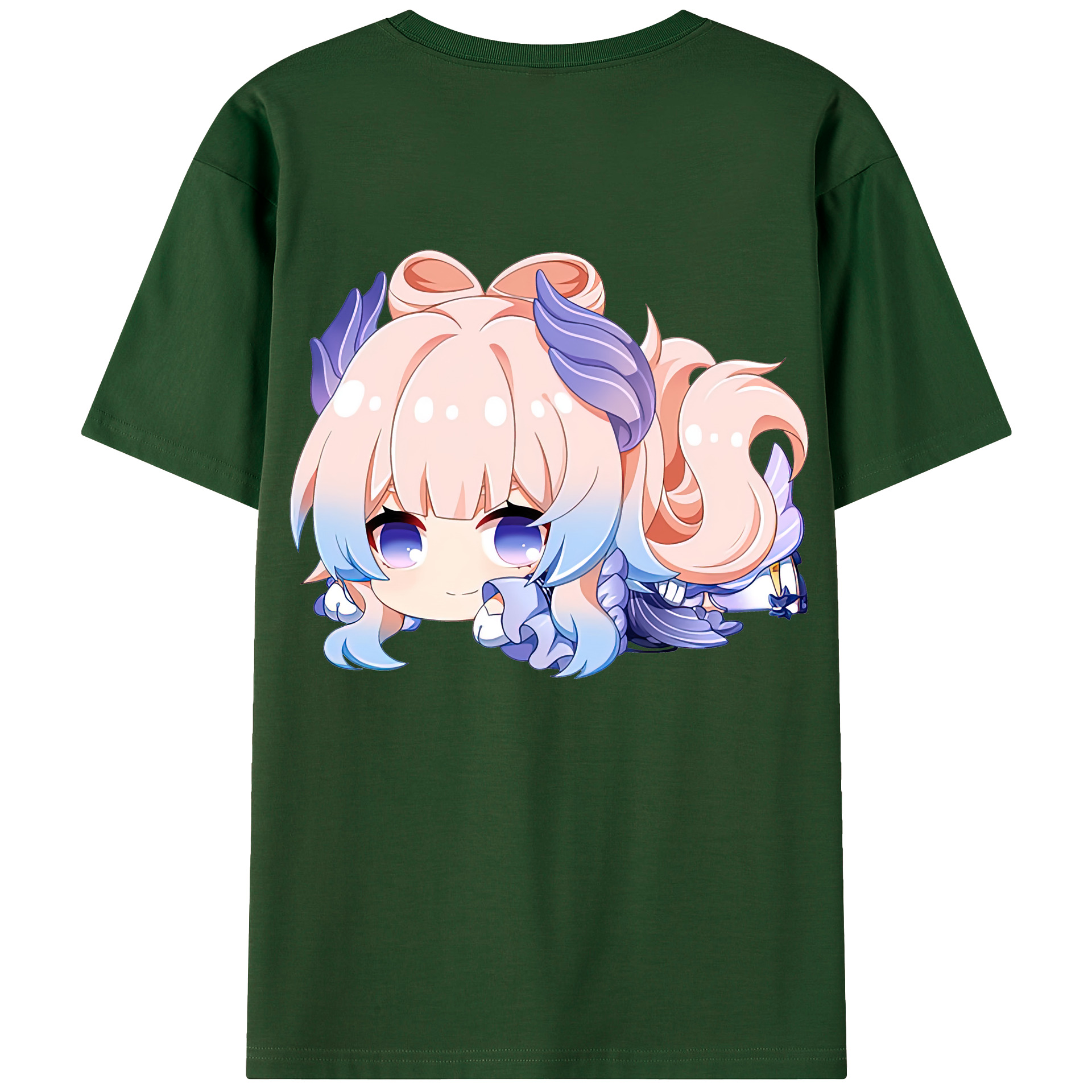 げんし神 珊瑚宮心海 サンゴノミヤ・ココミ genshin Sangonomiya Kokomi 綿100％半袖Tシャツ（背面プリント）